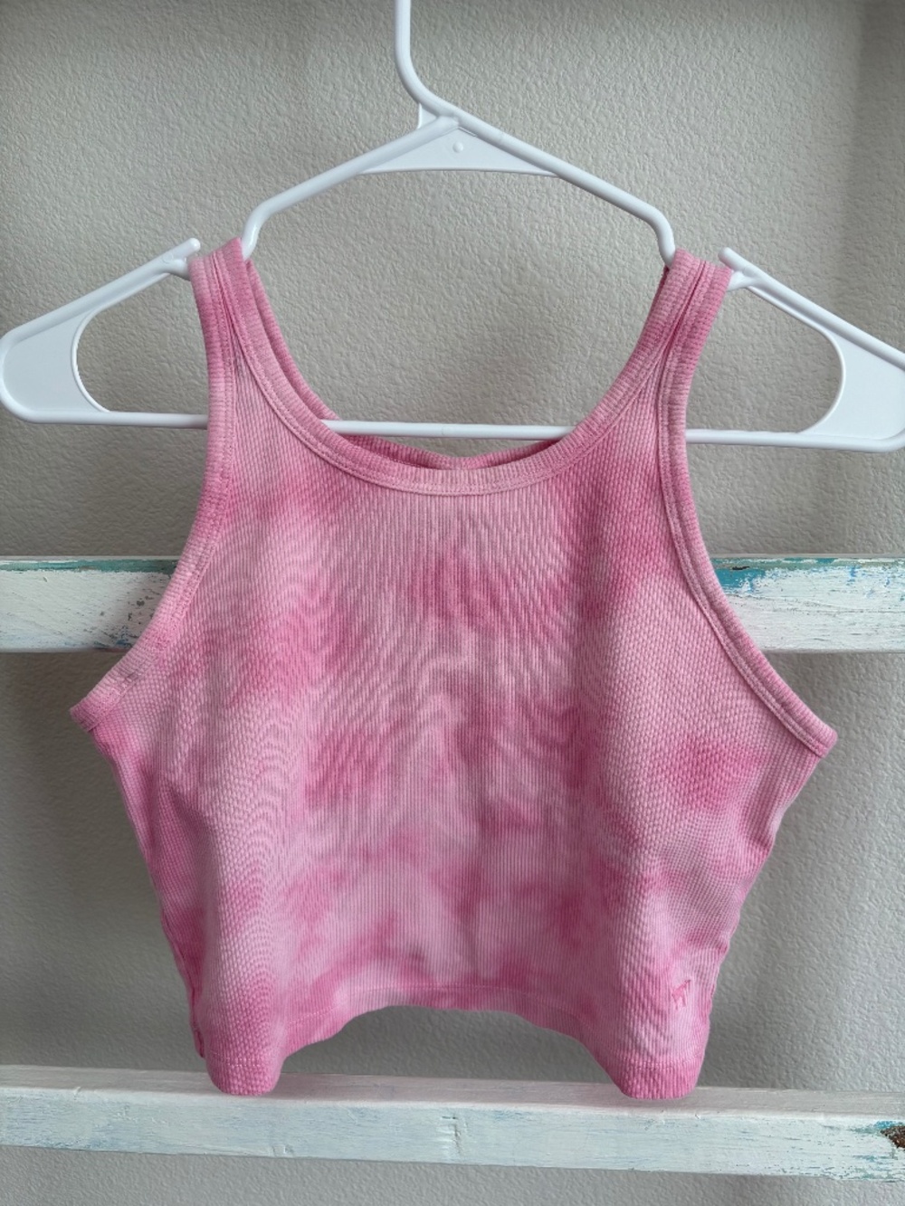 PINK Tie-died Cotton Tank